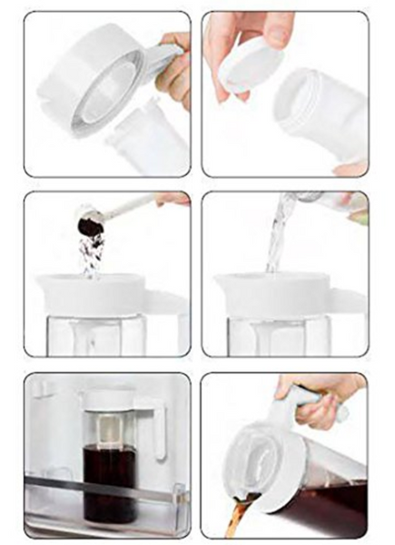 Cold Brew Coffee Maker Set, BPA Free Fruit Infuser