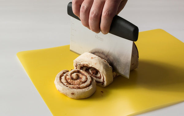 Dough Scraper : Professional Quality Stainless Steel Pastry Scraper
