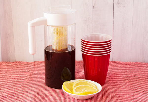 Ovente Infused Water Pitcher with Stirring Rod 2.5 Liter (PIA0852C)