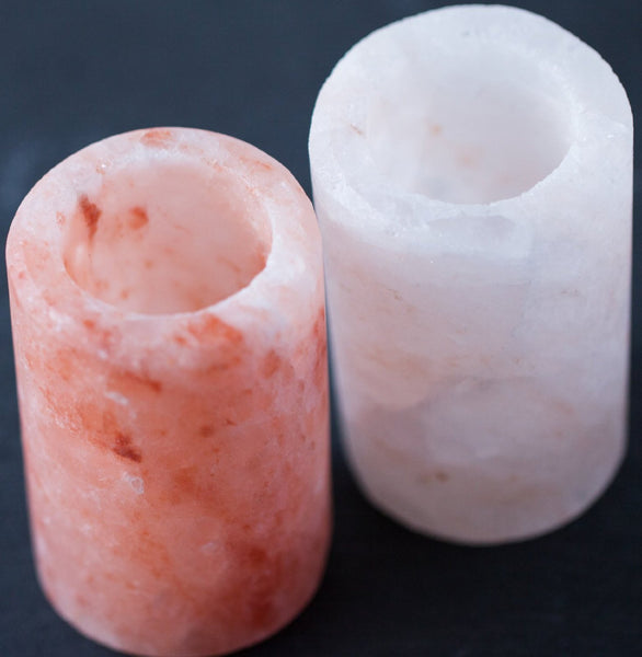 Himalayan Salt - Natural Salt Shooter Glass 4pcs - Pink