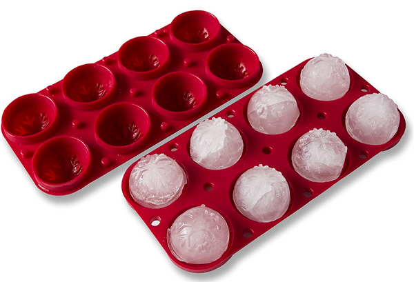 Ice Balls Snowflake Spheres : Snowflake Ice Ball Maker - Can Be Used for  Snowball Cake Pops and Candy Molds - Heat Safe BPA Free Silicone Meets