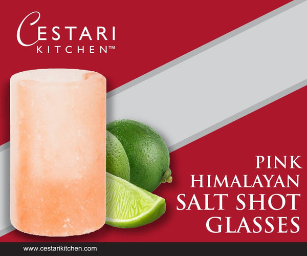 Pure Himalayan Pink Salt Shot Glasses (One/Set of 2)